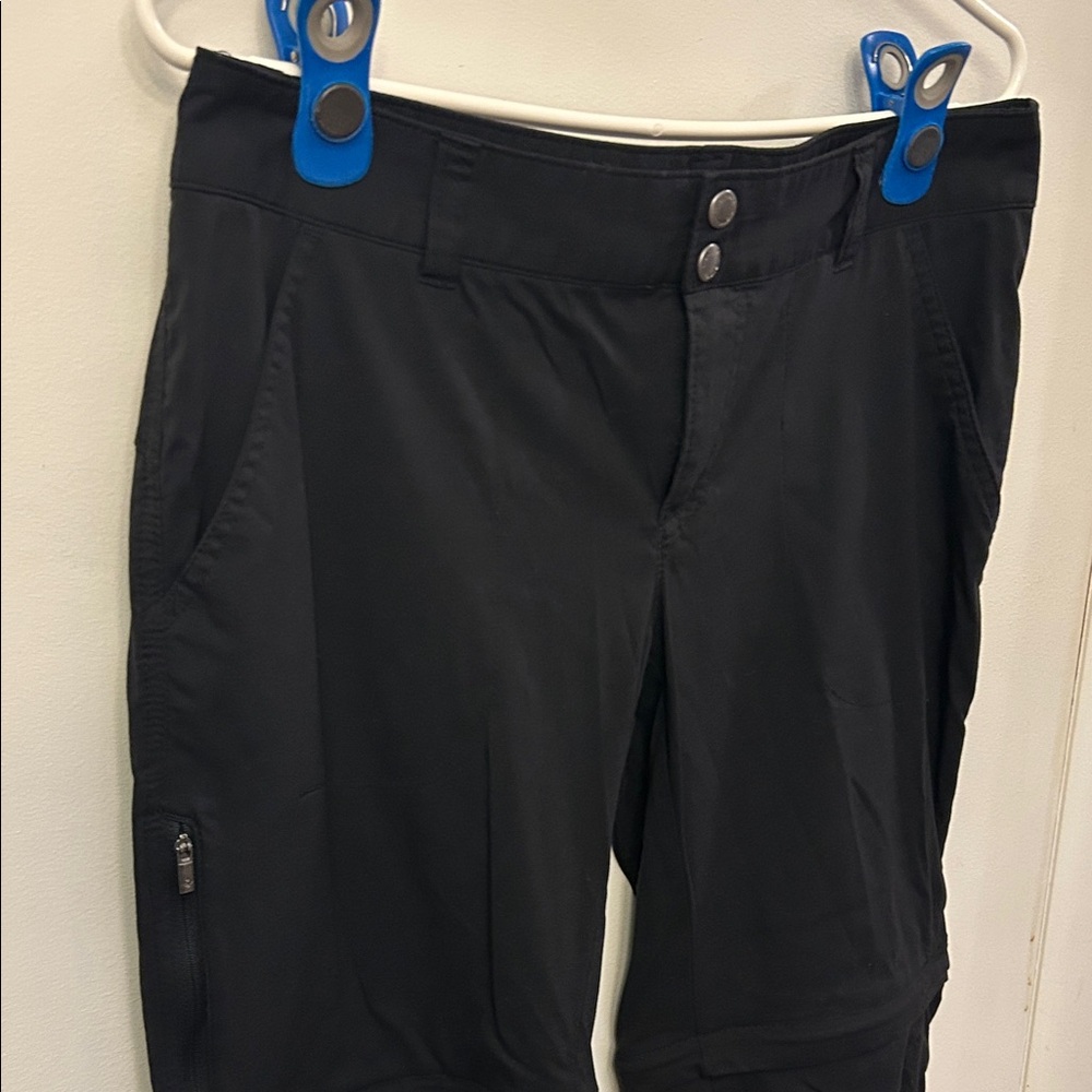 Columbia Black Convertible Hiking Pants Size 10 - Picture 2 of 7